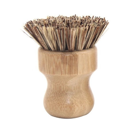 6 Piece Bamboo Dish Brush Set for Kitchen Cleaning Dishes | Essentials Household Supplies