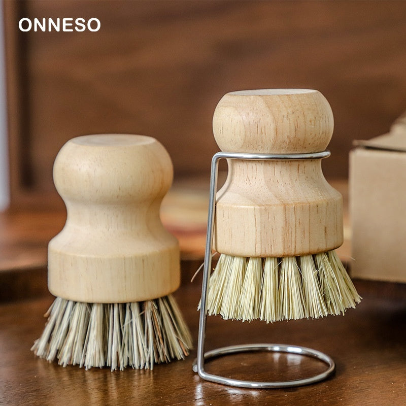 Kitchen Gadget | Moso Bamboo & Sisal Coconut Palm Cleaning Brush