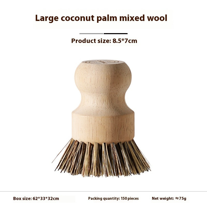 Kitchen Gadget | Moso Bamboo & Sisal Coconut Palm Cleaning Brush