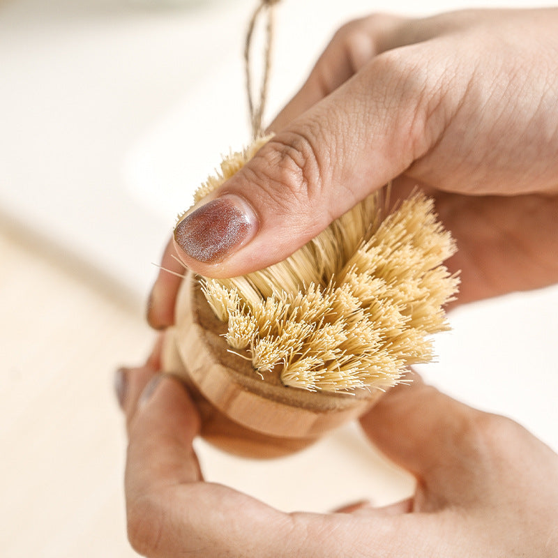 Kitchen Gadget | Moso Bamboo & Sisal Coconut Palm Cleaning Brush