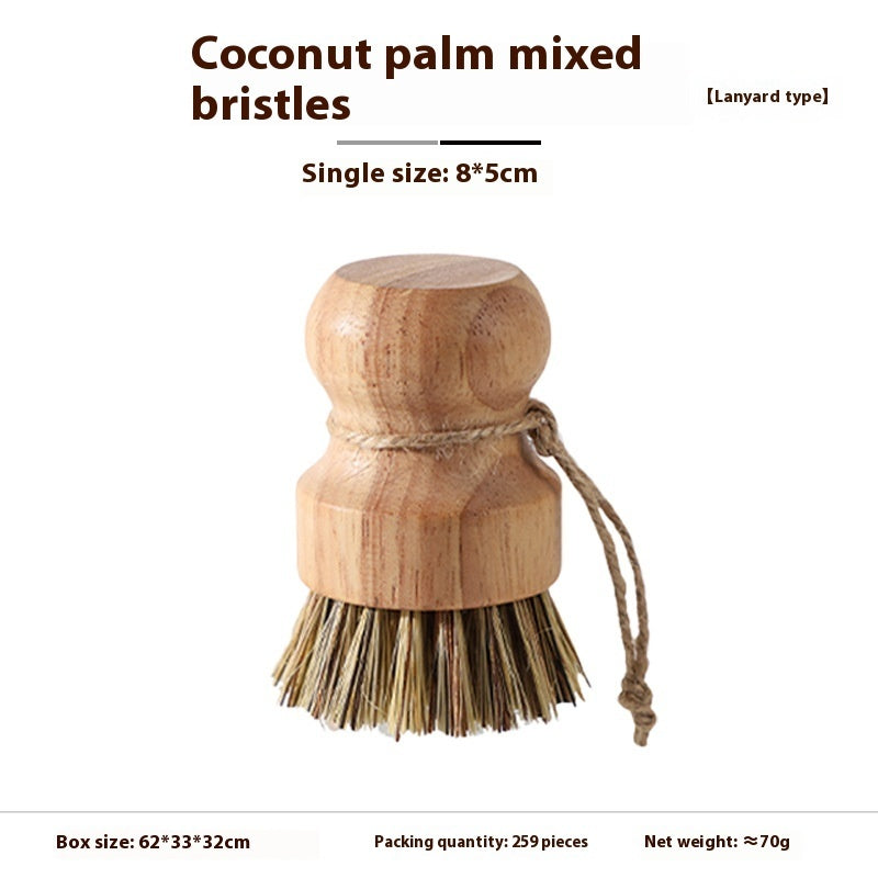 Kitchen Gadget | Moso Bamboo & Sisal Coconut Palm Cleaning Brush